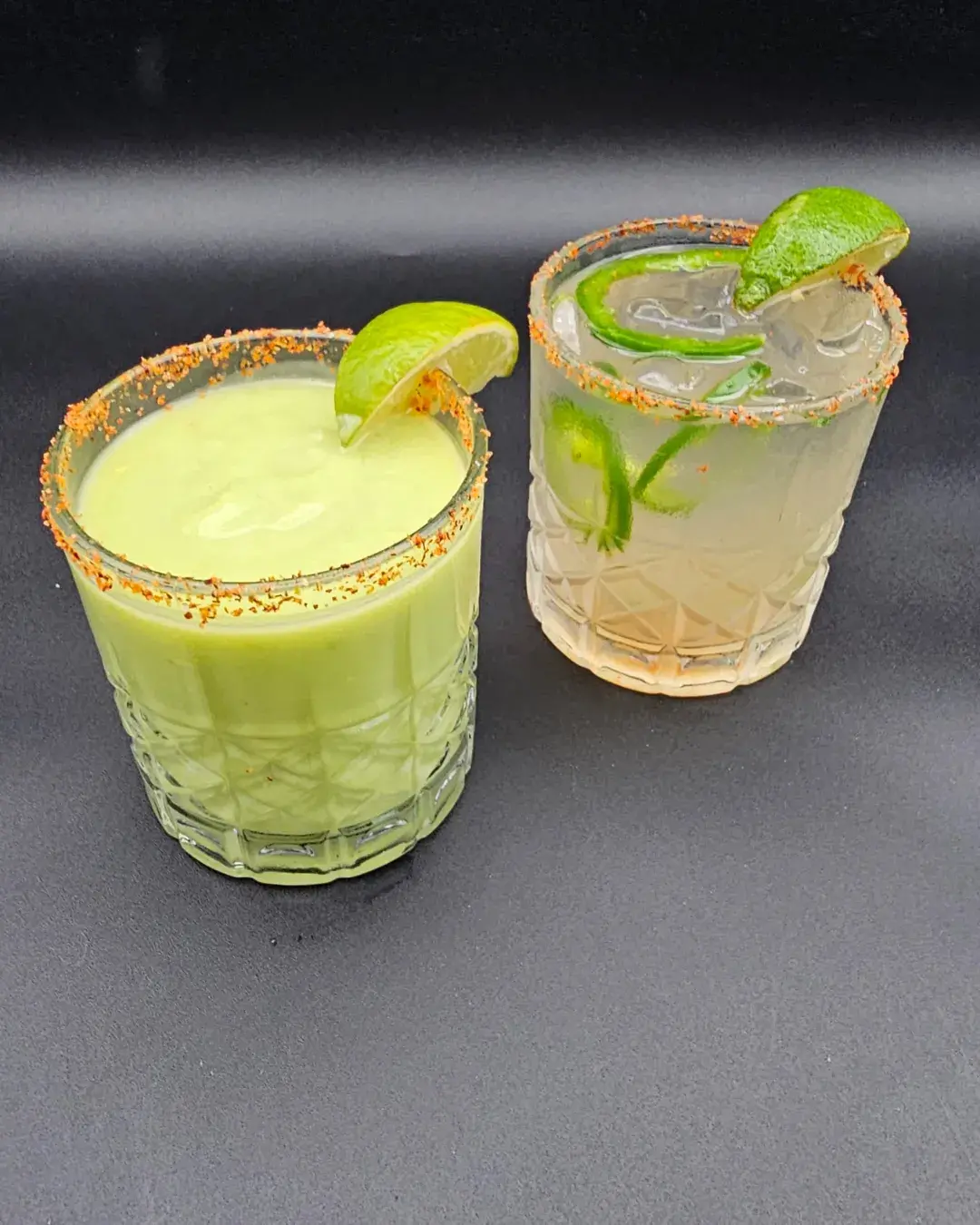 Avocado & jalapeno Margaritas