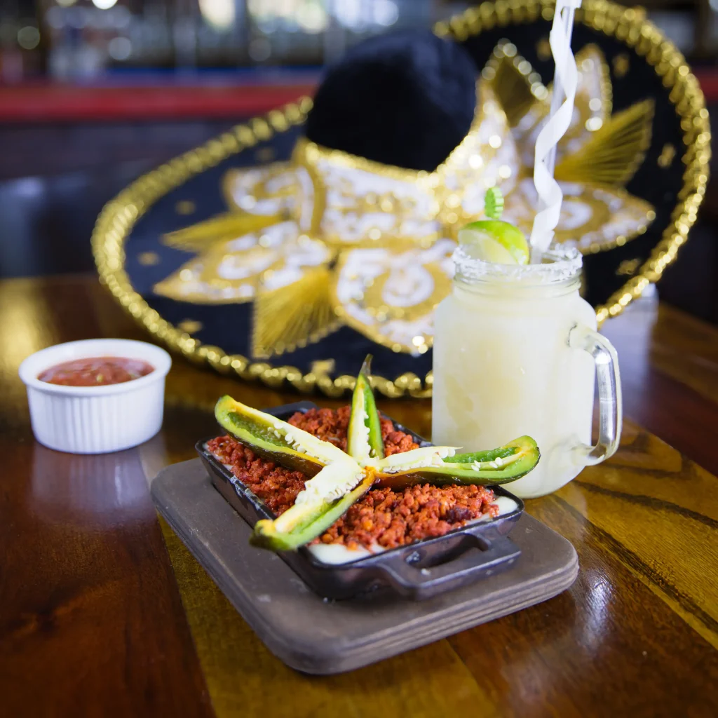 Appetizer Cantina tacos and tequilas