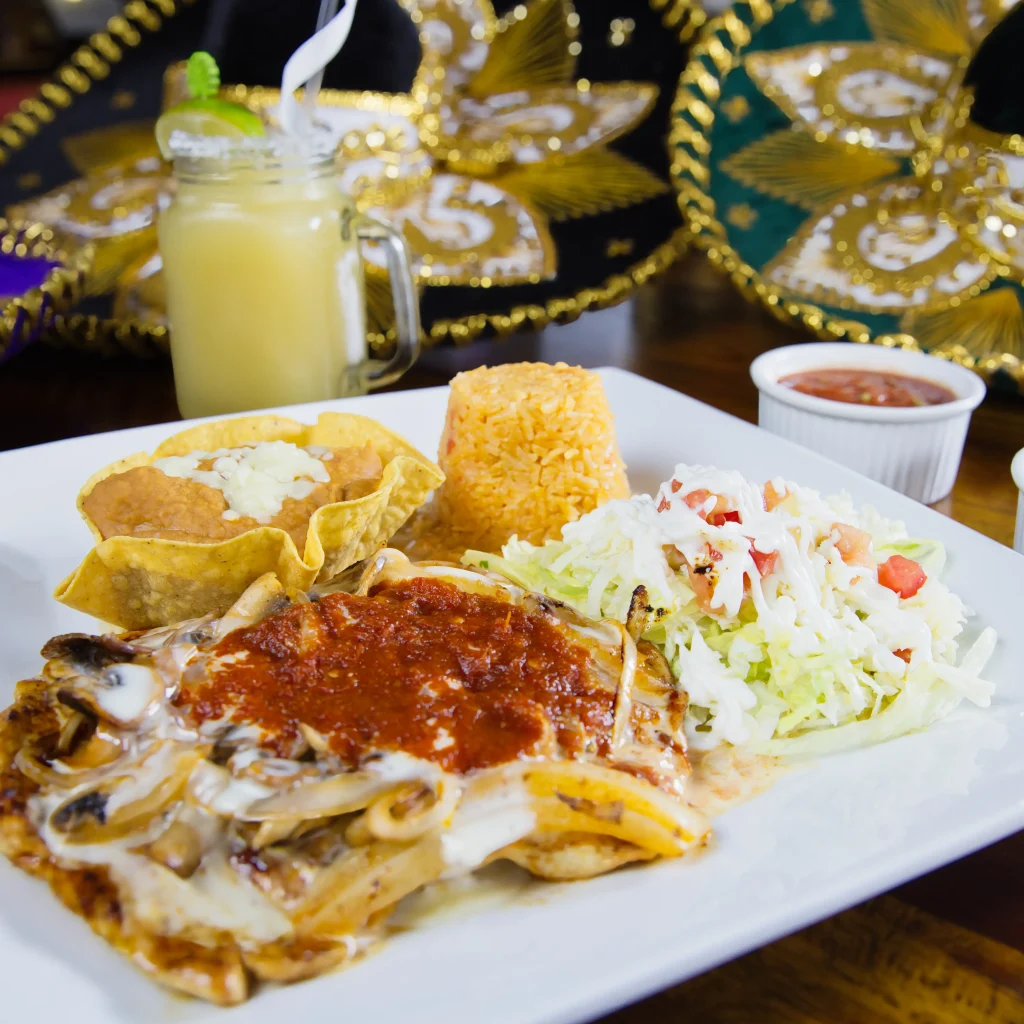 Pollo Cantina tacos and tequilas